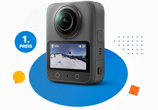 DJI Osmo 360 Action Camera als 1. Preis beim Imaging World Newsletter-Gewinnspiel 2026