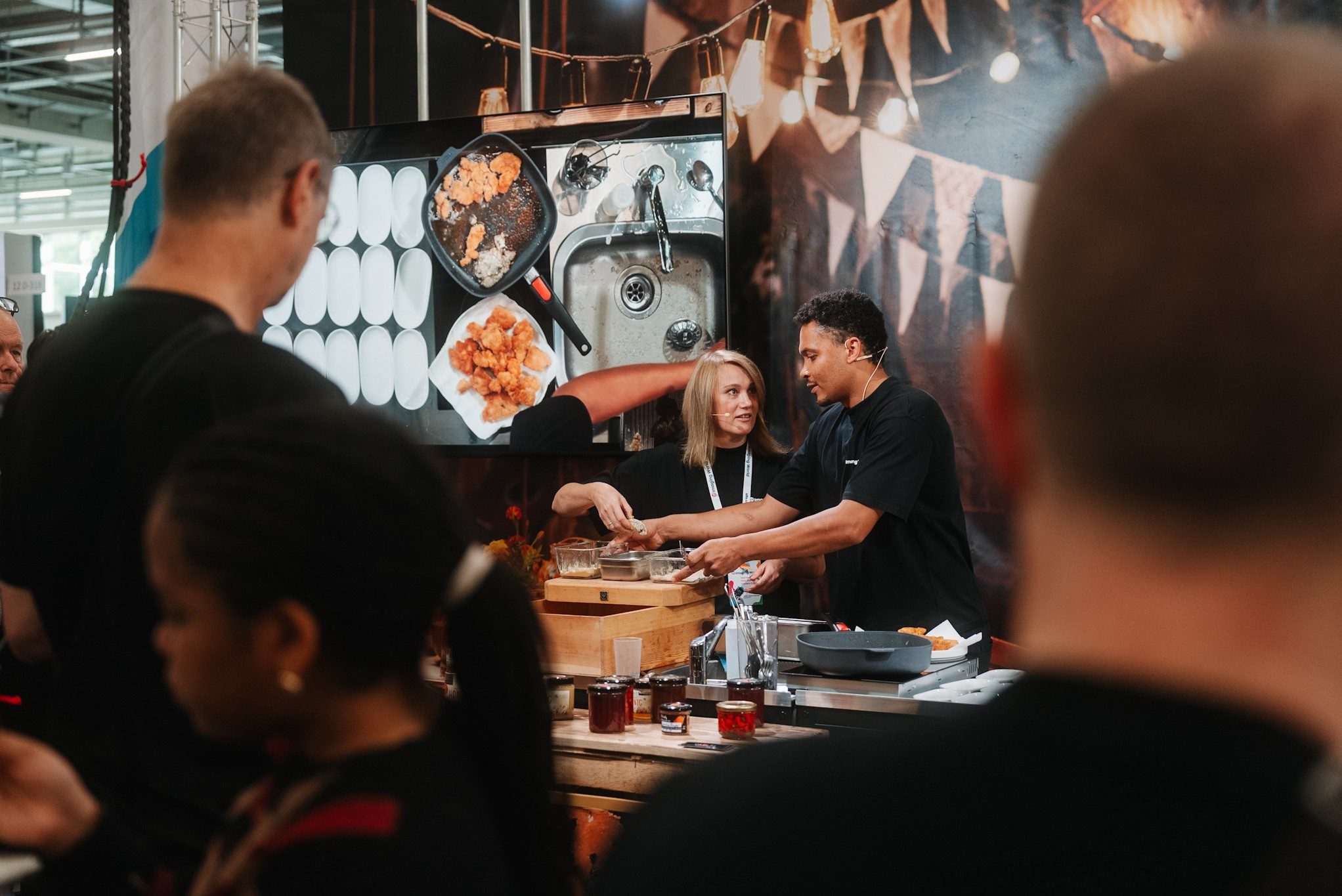 Live-Küche im Food-Playground der Imaging World 2026